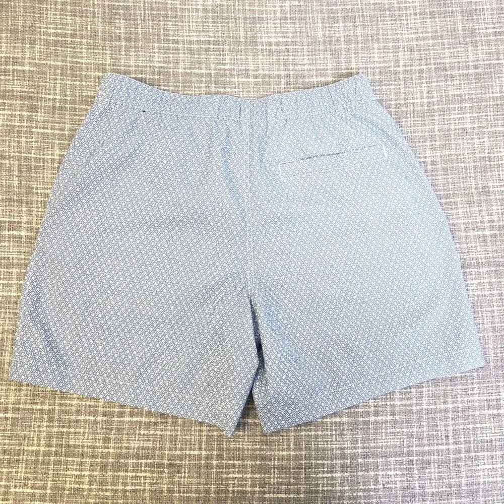 Abercrombie & Fitch Woven Mesh Lined Swim Shorts Men's - SEE MEAS Blue/Geomet
